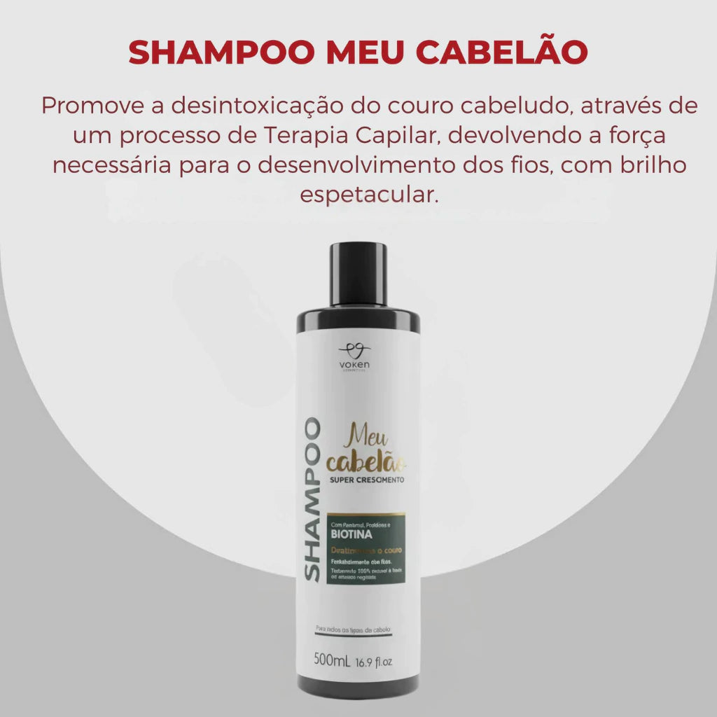 Shampoo Meu Cabelão Super Crescimento Capilar Dubie 500ml na internet