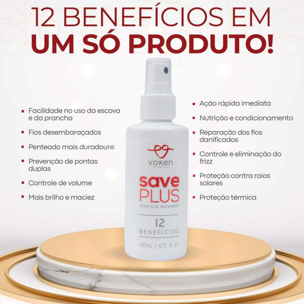 Kit 2 SavePlus ANTIFRIZZ + 12 Benefícios Leave-in de Tratamento na internet