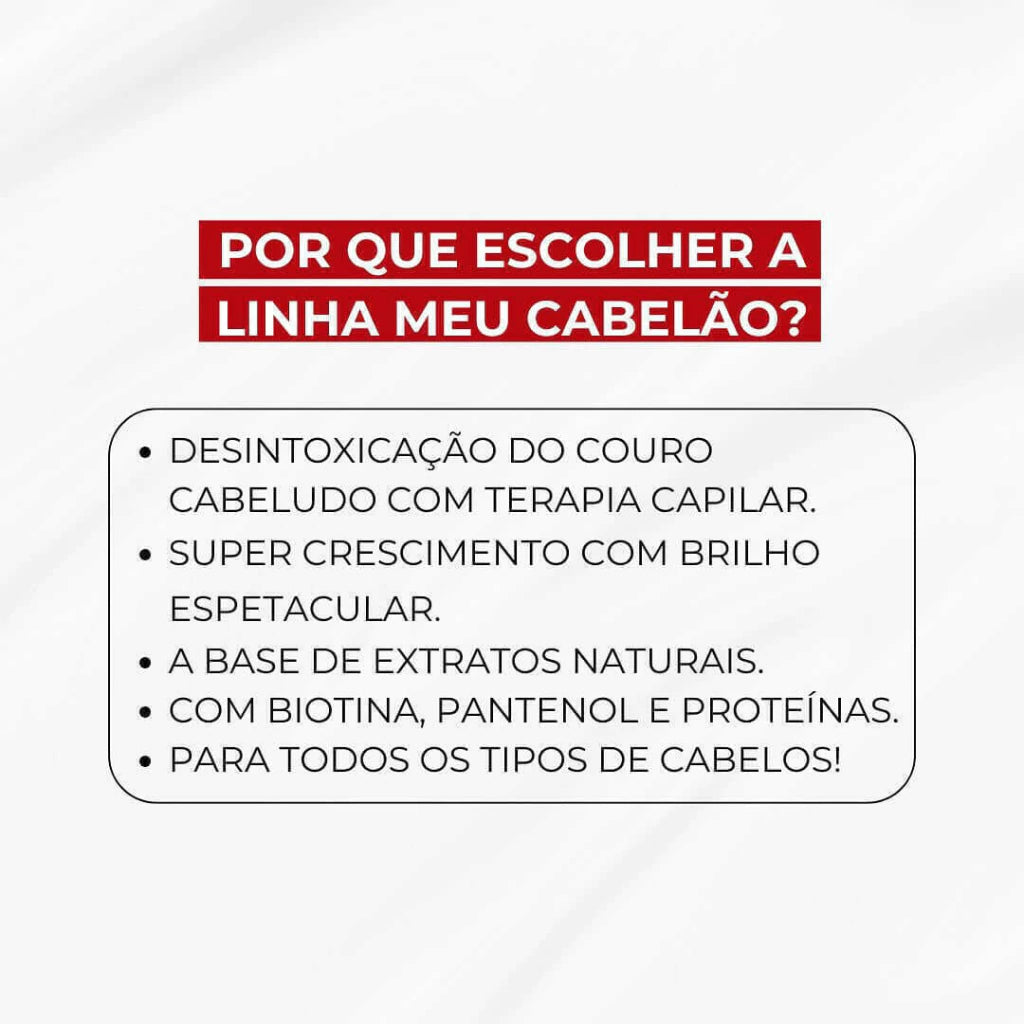 Imagem do Kit Super Crescimento Capilar Shampoo + Máscara Meu Cabelão Dubie