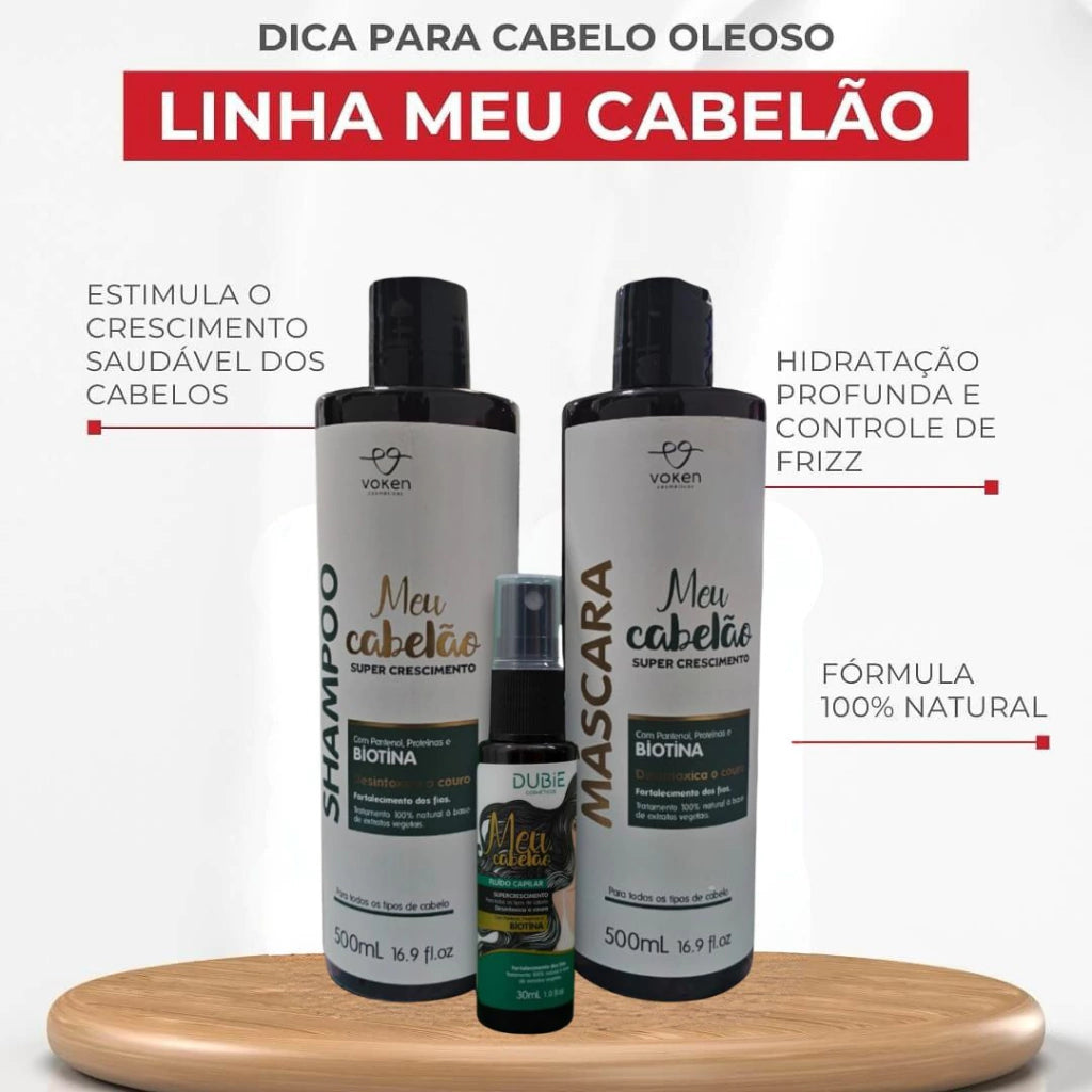 Kit Meu Cabelão Super Crescimento Capilar Dubie