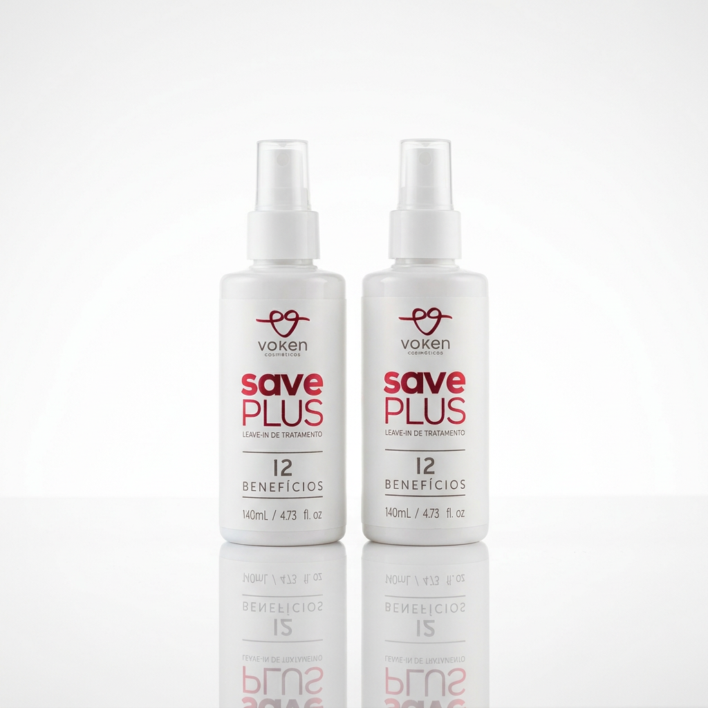 Kit 2 SavePlus ANTIFRIZZ + 12 Benefícios Leave-in de Tratamento
