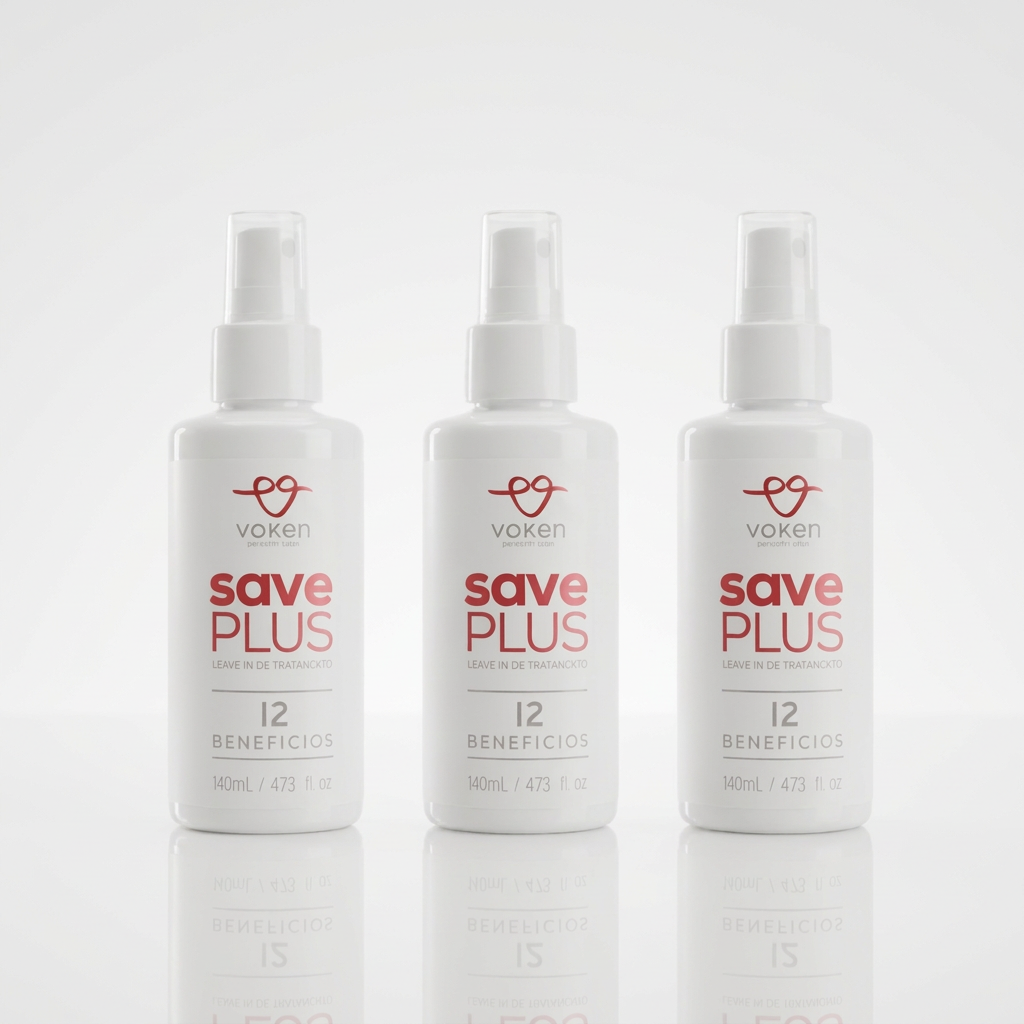 Kit 3 SavePlus ANTIFRIZZ + 12 Benefícios Leave-in de Tratamento