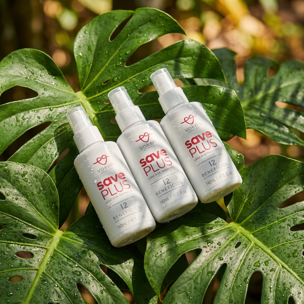 Kit 3 SavePlus ANTIFRIZZ + 12 Benefícios Leave-in de Tratamento