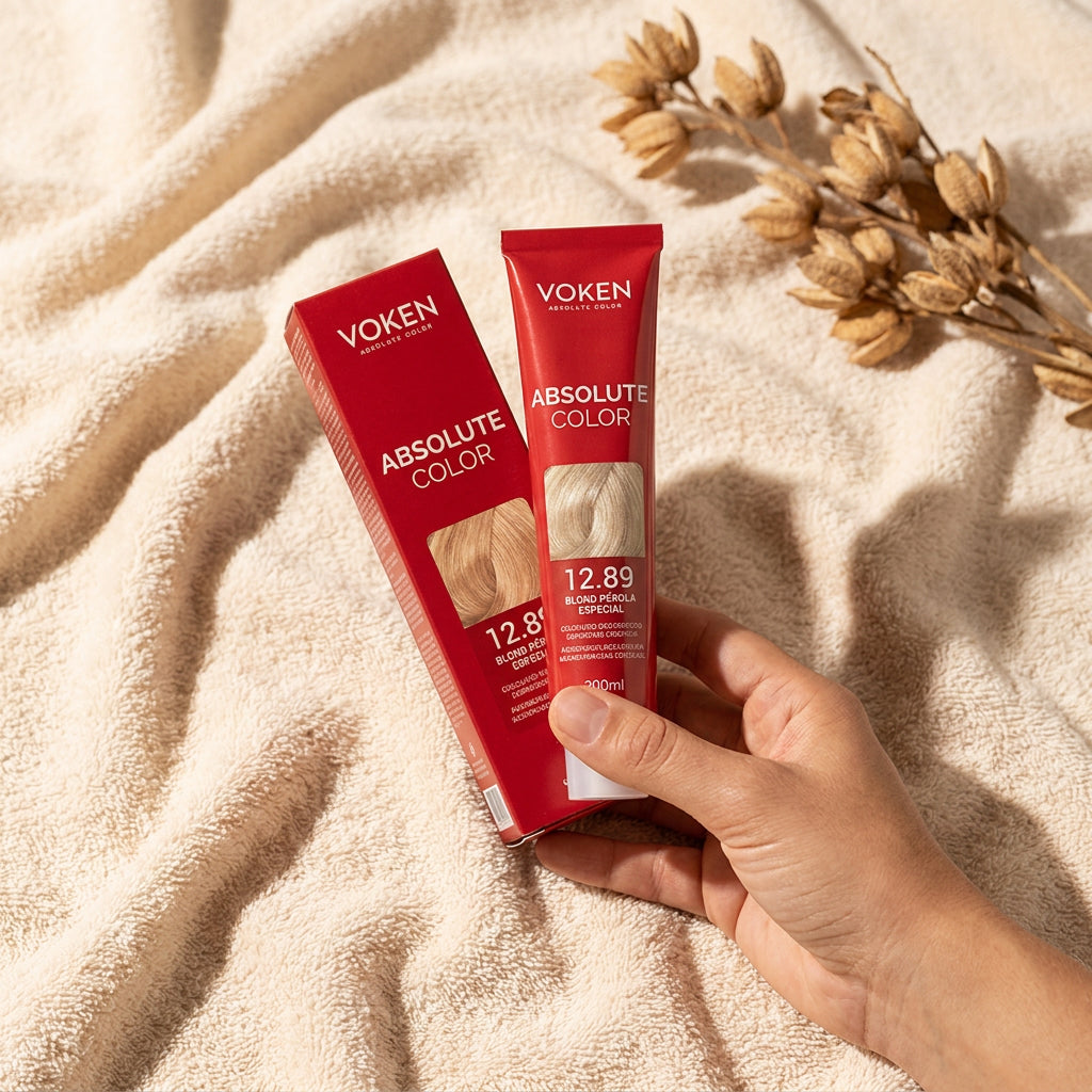 Coloração Profissional Absolute Color 12.89 Blond Pérola Especial