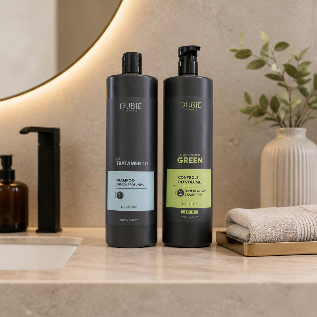 Kit Controle de Volume e Retexturizador Orgânico GREEN 1L