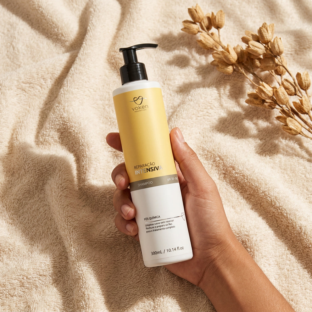 Kit Shampoo + Máscara Reparação Intensiva Pós Química