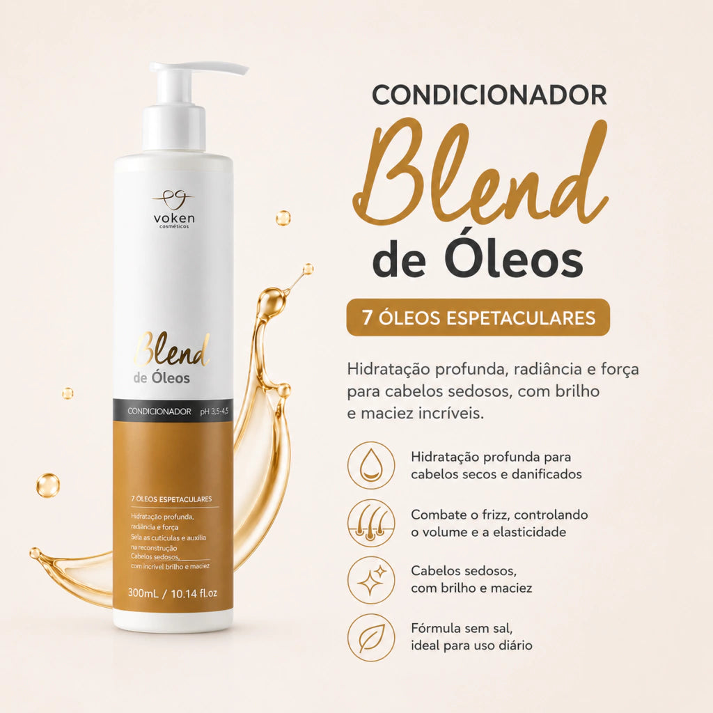 Condicionador Nutritivo Blend Óleos 300ml - loja online