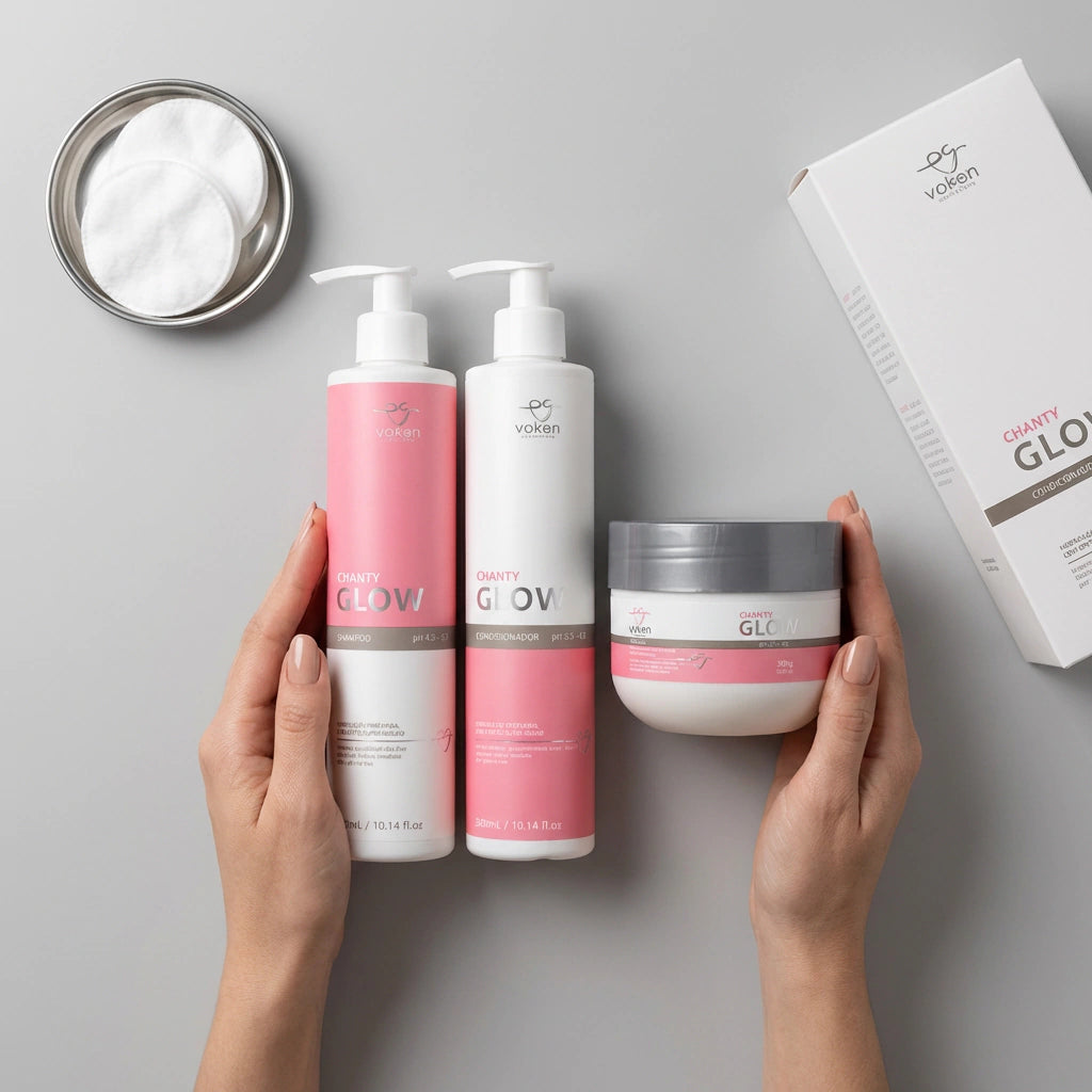 Imagem do Kit Chanty Glow Shampoo, Condicionador e Máscara