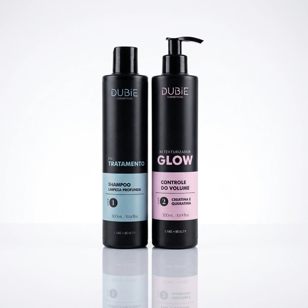 Dubie - Kit Progressiva Shampoo + Retexturizador GLOW 300ml