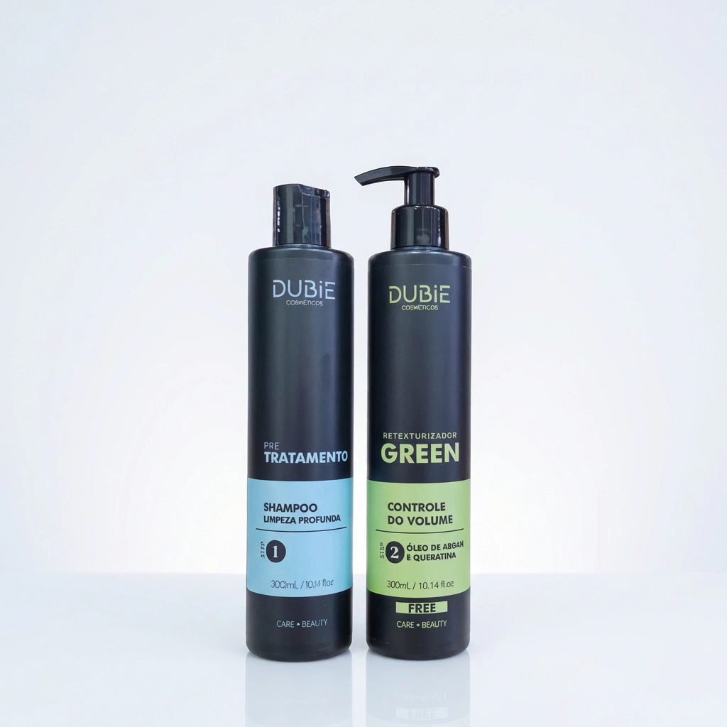 Kit Controle de Volume e Retexturizador Orgânico GREEN 300ml