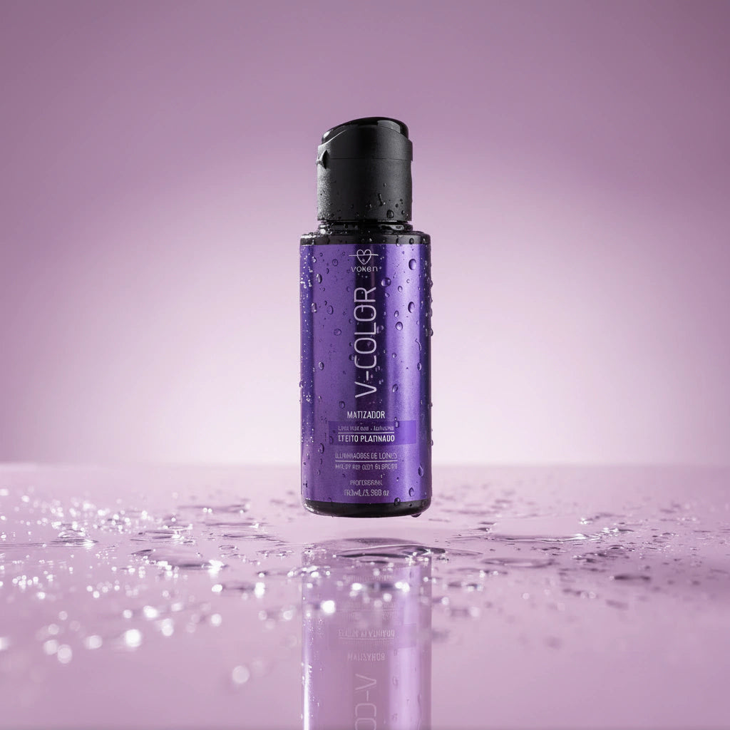 V-Color Matizador Efeito Platinado 100ml - Voken Cosméticos