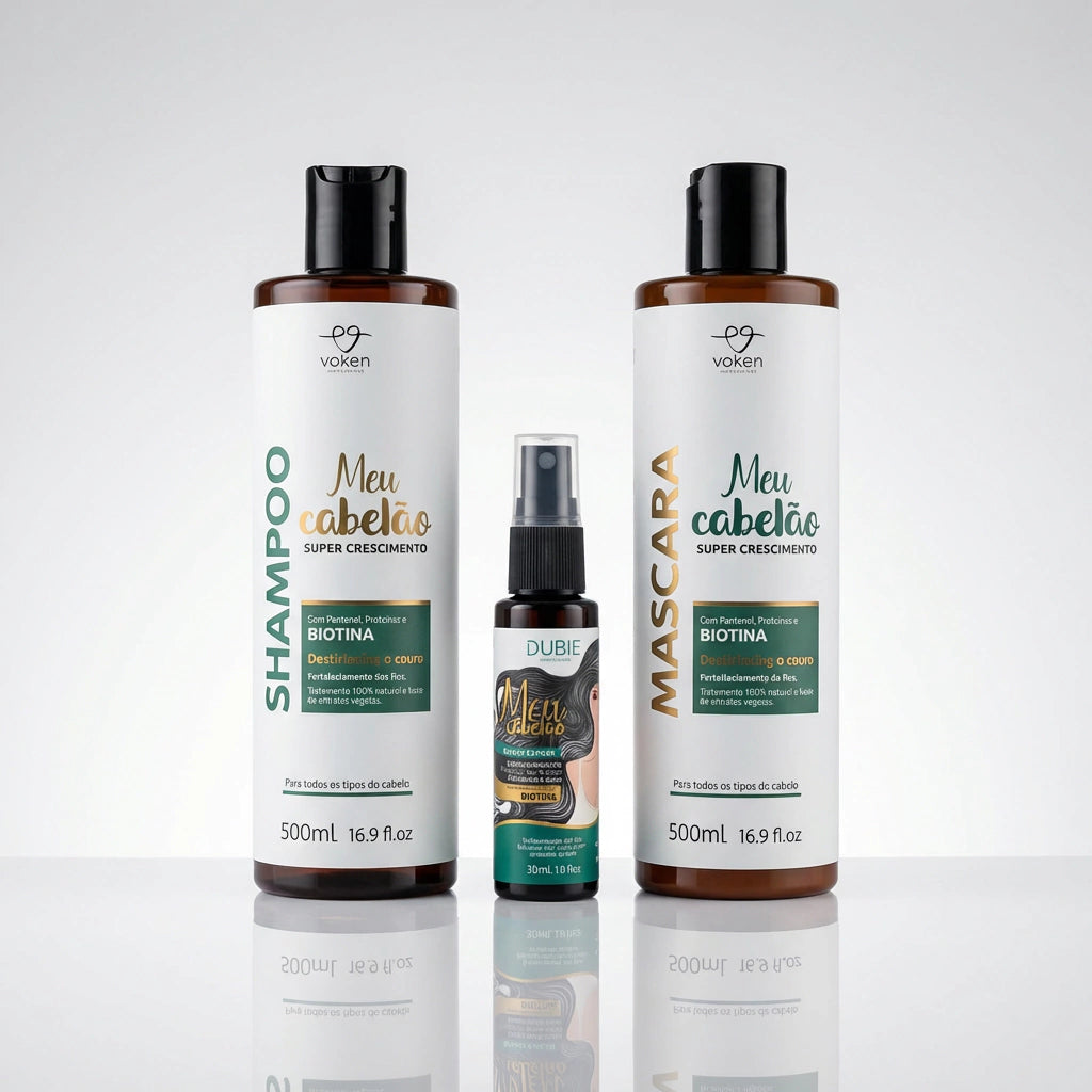 Kit Meu Cabelão Super Crescimento Capilar Dubie