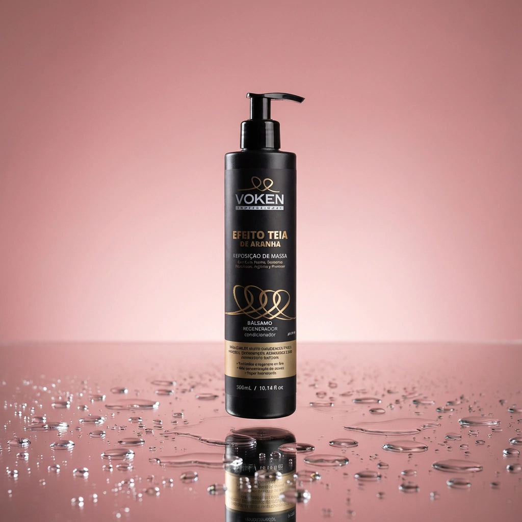 Bálsamo Condicionante Regenerador Efeito Teia 300ml - Voken Cosméticos