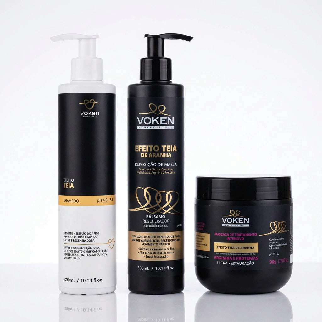 Kit Ultra Reconstrução Efeito Teia Arginina