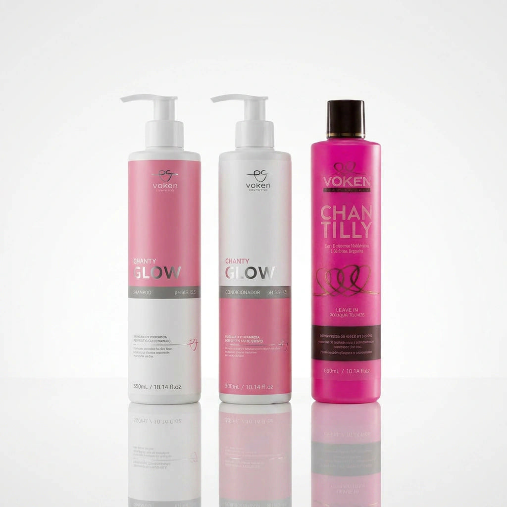Kit Chanty Glow ( Shampoo, Condicionador e Leave-in) - comprar online
