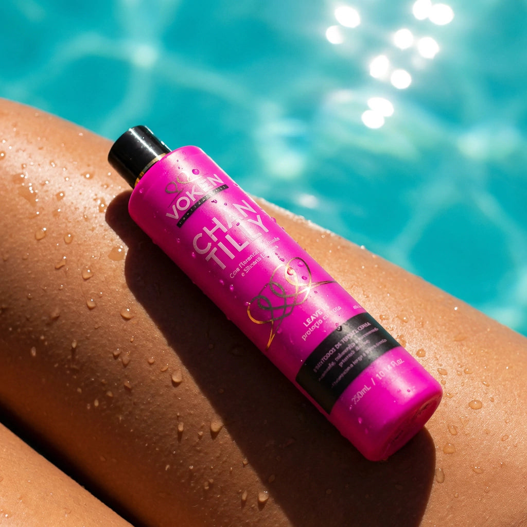 Chanty Glow Leave-in Hidratante com Proteção Térmica 300ml - Voken Cosméticos