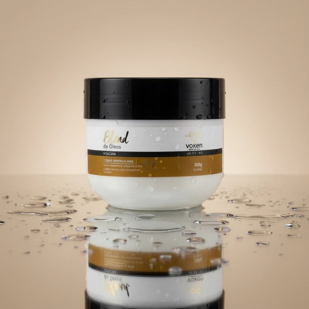 Máscara de Nutrição Blend de Óleos 300g - Voken Cosméticos