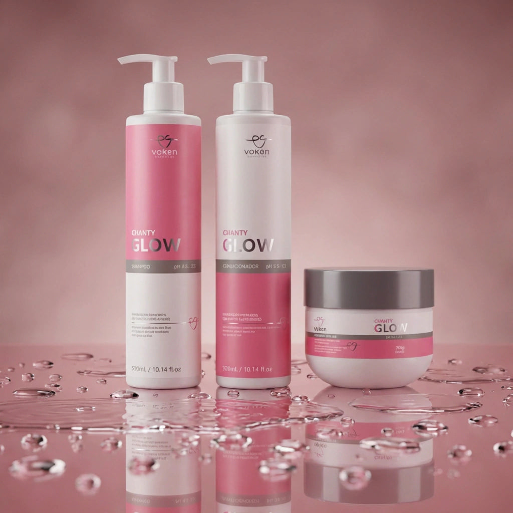 Kit Chanty Glow Shampoo, Condicionador e Máscara - loja online