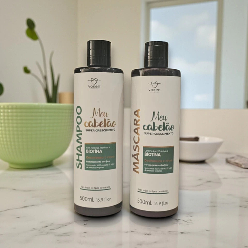 Kit Super Crescimento Capilar Shampoo + Máscara Meu Cabelão Dubie