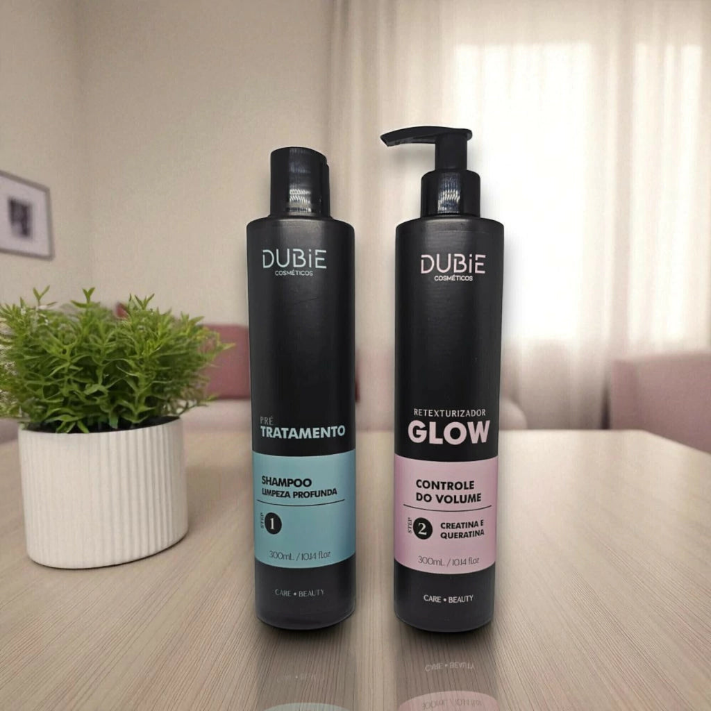 Dubie - Kit Progressiva Shampoo + Retexturizador GLOW 300ml