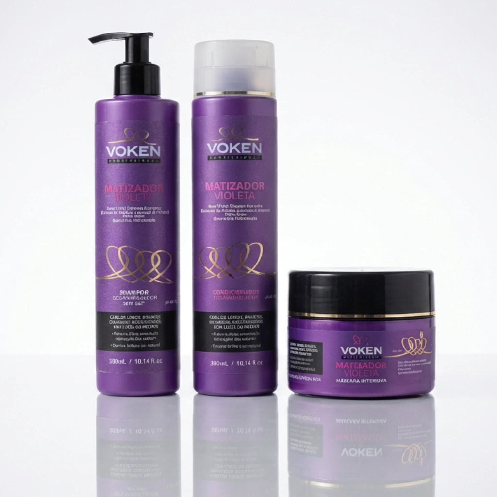 Kit Matizador e Desamarelador Violeta