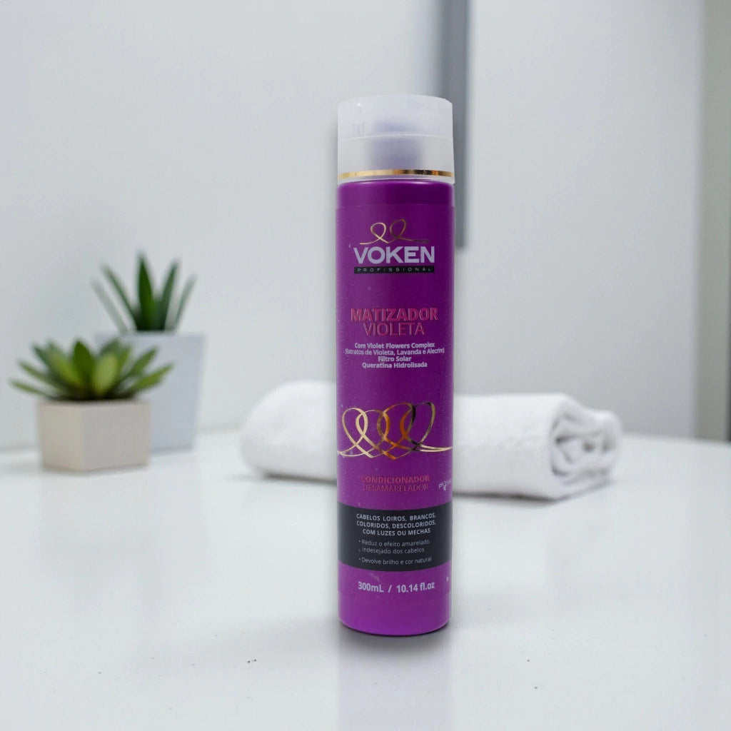 Condicionador Matizador e Desamarelador Violeta 300ml - comprar online