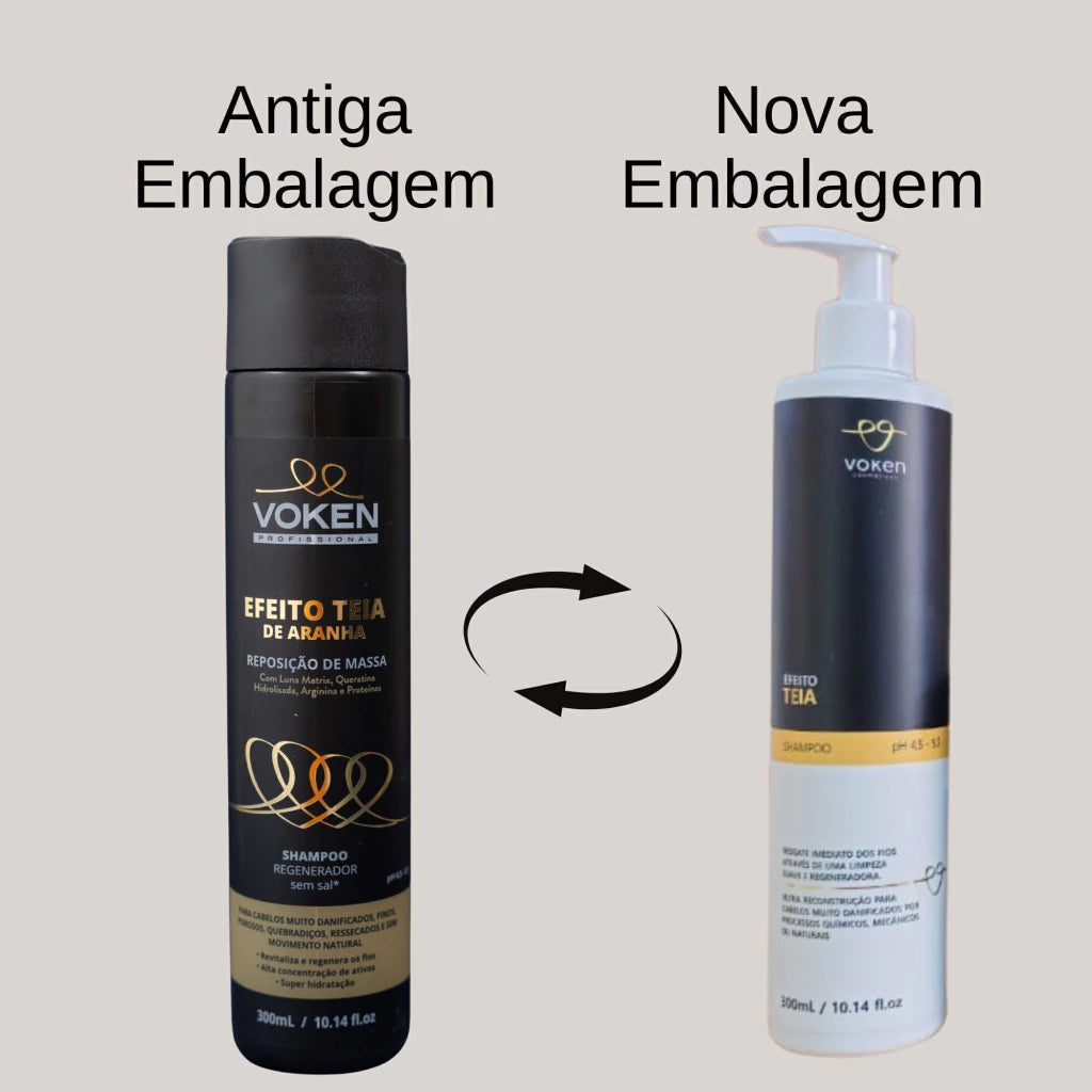 Shampoo Regenerador Efeito Teia 300ml - comprar online