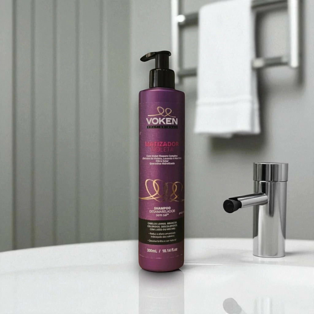 Shampoo Matizador e Desamarelador Violeta 300ml - comprar online
