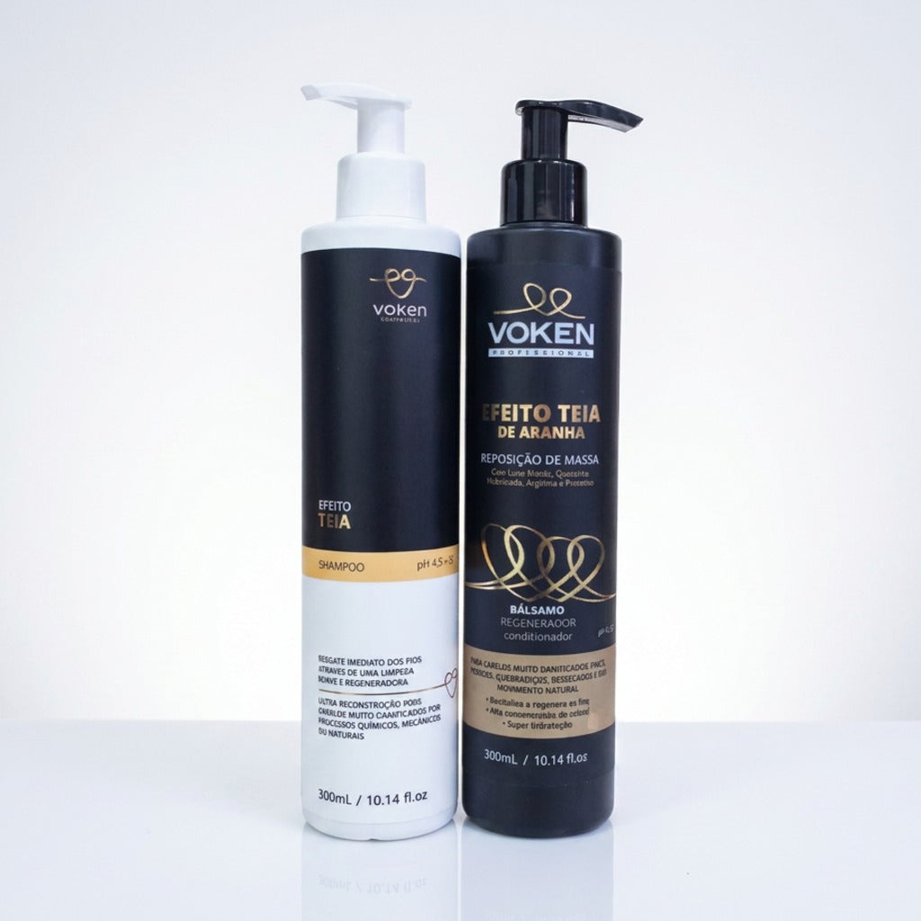 Shampoo + Balsamo Reconstrutora Efeito Teia