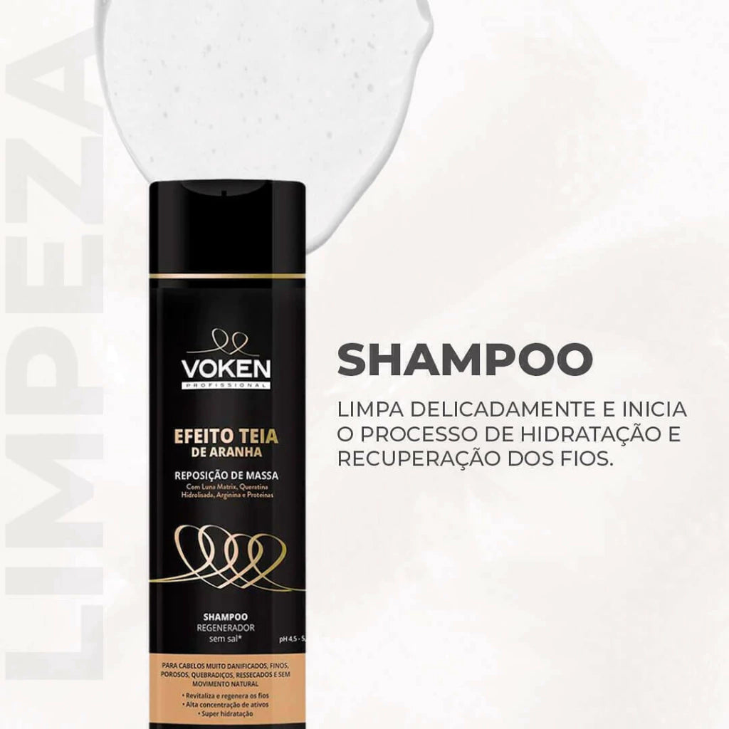 Kit Efeito Teia Shampoo, Condicionador e Leave-On na internet