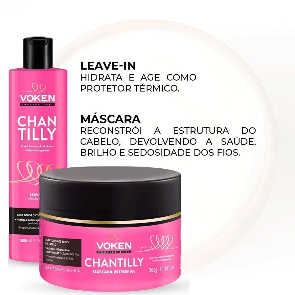 Kit Chanty Glow Shampoo + Máscara + Leave-in - comprar online